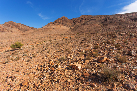 Rocky landscape in Morocco, Africaの写真素材