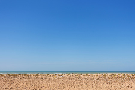 Atlantic ocean seashore, seen from Western Saharaの写真素材