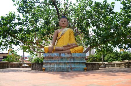 Buddha statue in Phnom Penh, Cambodia.の写真素材