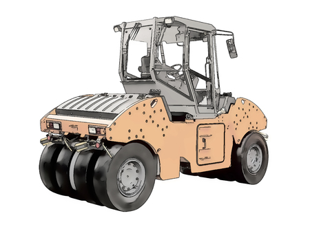 Picture of the steamroller