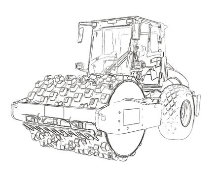 Outlines of the steamroller