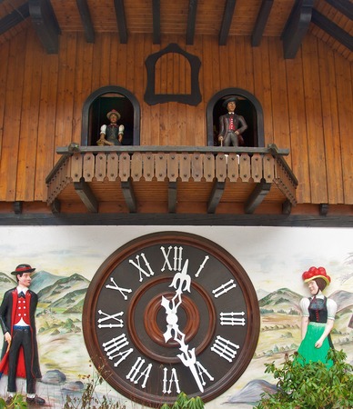 The largest cuckoo clock in the world in Tribergのeditorial素材