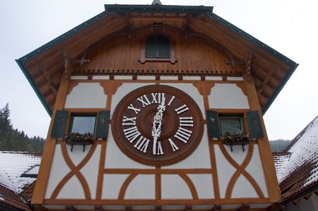 The largest cuckoo clock in the world in Tribergのeditorial素材