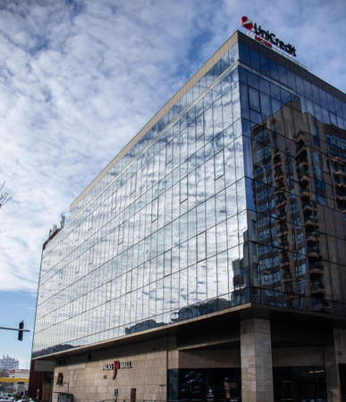 Iasi, ROMANIA- 10.10.2019 Building at Palace Mallのeditorial素材