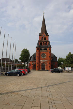 Witten, Nordrhein-Westfalen (NRW)/ Germany - August 28 2019: church St Mary (Marien Kirche) in Witten, Germanyのeditorial素材