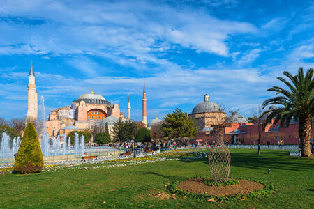 ISTANBUL - NOV 20  Hagia Sophia is the famous historical building in Istanbul  Now itのeditorial素材