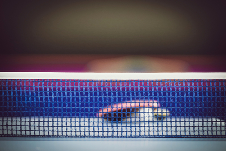 STOCKHOLM, SWEDEN - NOV 11, 2015: Table tennis tournament SOC at the arena Eriksdalshallen. Swedish Open Championshipsのeditorial素材