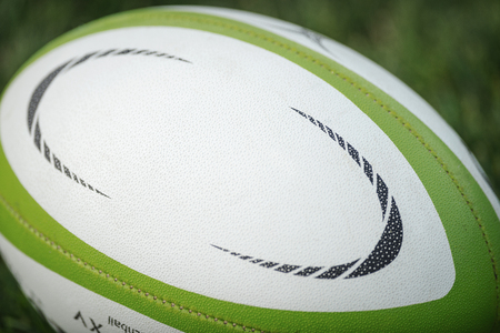 STOCKHOLM, SWEDEN - AUG 19, 2017: Rugby game between Hammarby IF and Stockholm Exiles at Arstafaltet.のeditorial素材