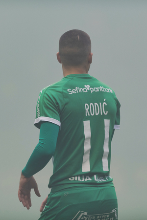 SOLNA, SWEDEN, SEPT 23, 2018: Derby between AIK and Hammarby in the swedish Allsvenskan. Both teams in top, AIK won with 1-0のeditorial素材