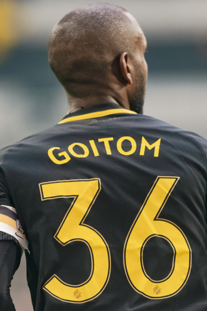 STOCKHOLM, SWEDEN - OCT 21, 2018: Djurgardens IF (DIF) vs AIK at Tele2 arena in Stockholm. Final result 0-0のeditorial素材