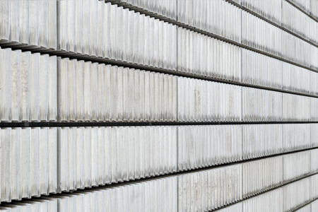 VIENNA, AUSTRIA, OCTOBER 26, 2019: Bookshelfs of the Judenplatz Holocaust Memorial in Vienna city.のeditorial素材