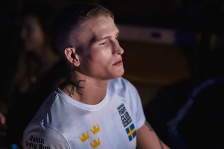 STOCKHOLM, SWEDEN, DEC 7, 2019: Superior challenge 20 between Adam Westlund and Robin Roos. Westlund won.のeditorial素材