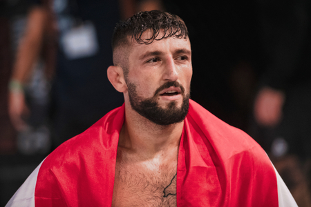 STOCKHOLM, SWEDEN, DEC 7, 2019: Superior challenge 20 between Serdar Altas (SWE) and Wilbert Huaman (PER). Altas won.のeditorial素材