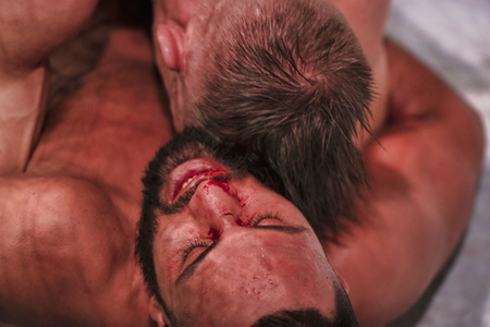 STOCKHOLM, SWEDEN, DEC 7, 2019: Superior challenge 20 between Moraad Moreno (SWE) and Gard Olve Sagen (NOR). Sagen won.のeditorial素材