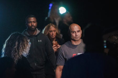 STOCKHOLM, SWEDEN, DEC 7, 2019: Superior challenge 20 between Kenneth Bergh (NOR) and David Marcina (AUS). Bergh won.のeditorial素材