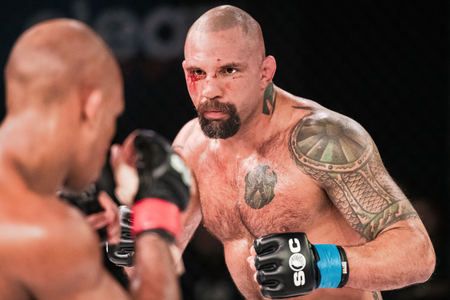 STOCKHOLM, SWEDEN, DEC 7, 2019: Superior challenge 20 between Nico Musoke (SWE) and Marcelo Alfaya (BRA). Musoke won.のeditorial素材