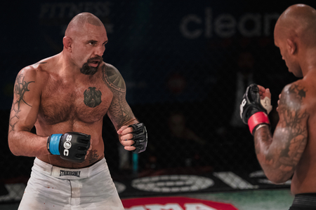 STOCKHOLM, SWEDEN, DEC 7, 2019: Superior challenge 20 between Nico Musoke (SWE) and Marcelo Alfaya...