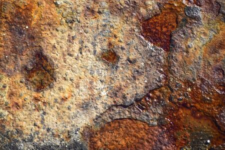 old rusty iron plate from background