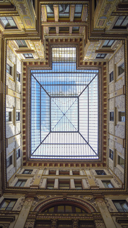 beautiful artistic historical building in the center of Romeのeditorial素材