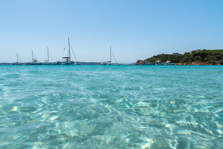 North Sardinia, Italy. Costa Smeralda.の写真素材