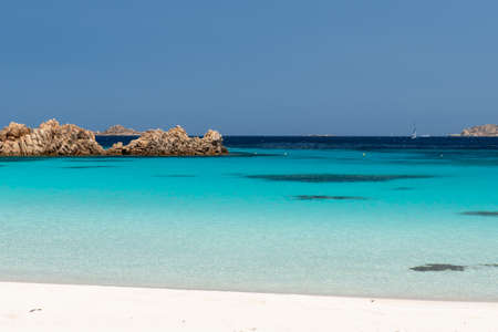 North Sardinia, Italy. Costa Smeraldaの写真素材