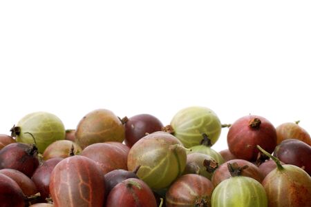 Background with gooseberriesの写真素材