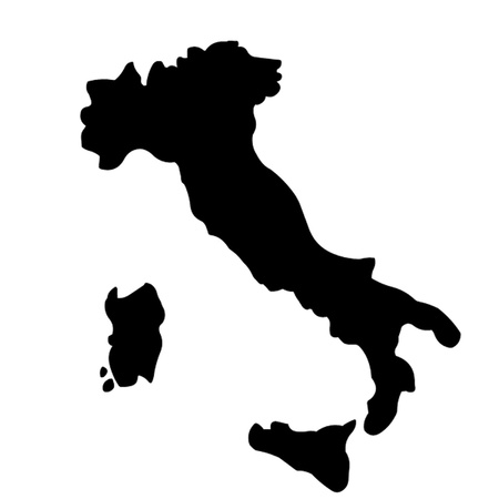 Outline of Italyのイラスト素材