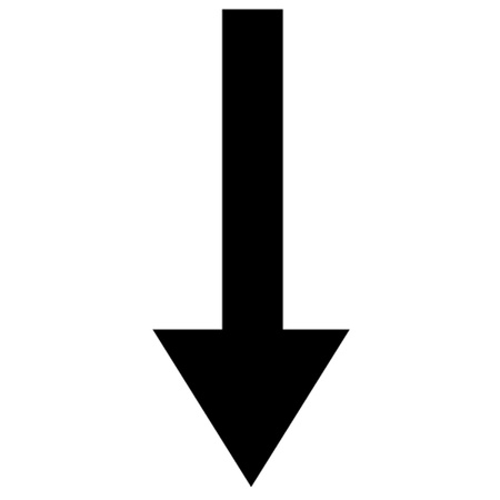 Arrow Pointing Downのイラスト素材