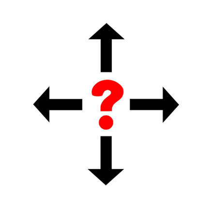 Choice of Directionのイラスト素材