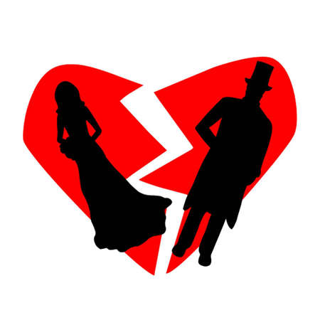 Divorceのイラスト素材