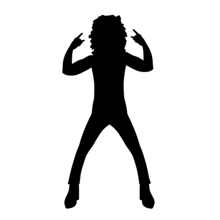 1980s Retro Man のイラスト素材