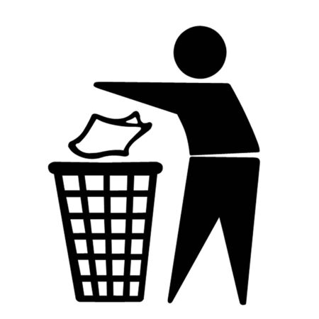 No Litterのイラスト素材