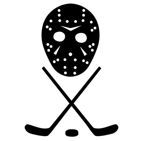 Ice Hockey Sticks and Maskのイラスト素材