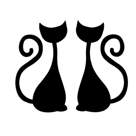 Pair of Catsのイラスト素材