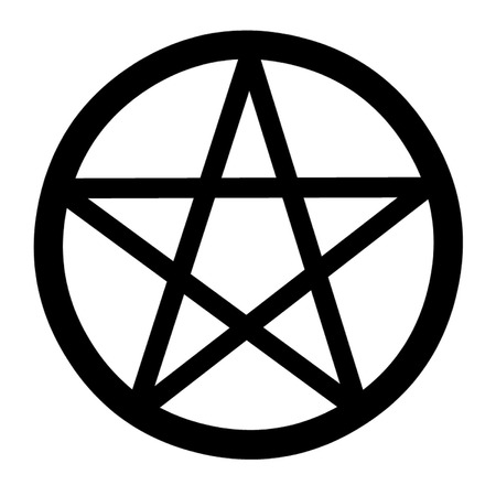 Mystical Pentagram Symbolのイラスト素材