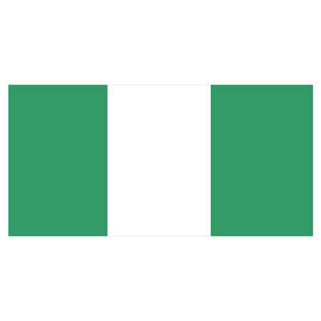 Flag of Nigeriaのイラスト素材