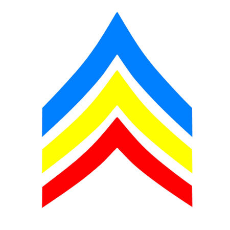 United States Gay Sergeant Stripesのイラスト素材