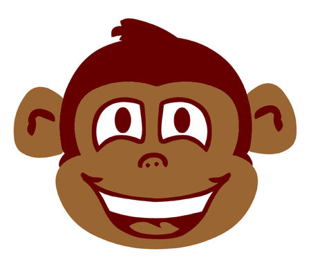 Cheeky Monkeyのイラスト素材