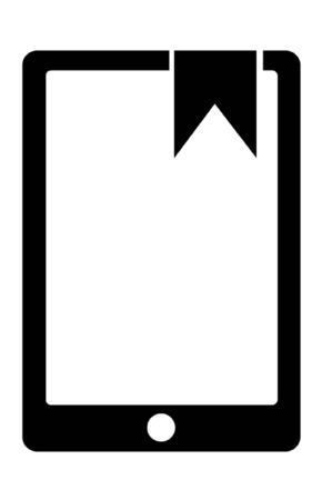 E-Book Readerのイラスト素材