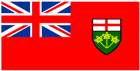 Flag of Ontarioのイラスト素材