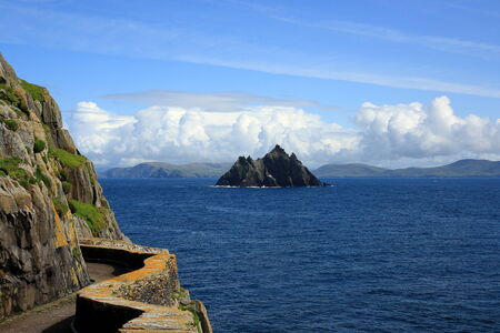 View from Skellig Michael Skellig on Little, County Kerry, Ireland