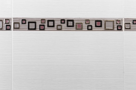 detail of tiles with a frame consisting of square shapesの写真素材