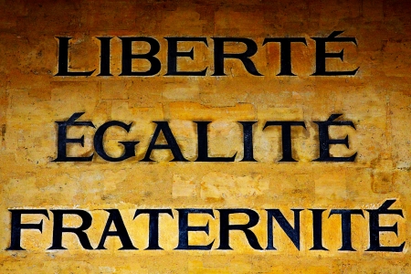 The motto of French Revolutionの写真素材
