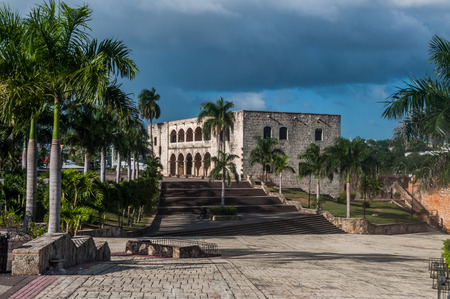 palace in dominican republic capital santo domingoのeditorial素材
