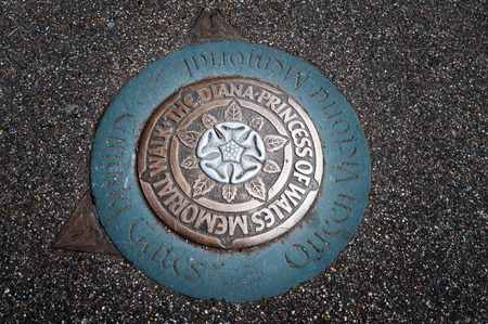 the princess lady Diana memorial walkwayの写真素材