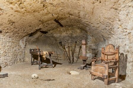 torture tools used in medieval age in italyのeditorial素材
