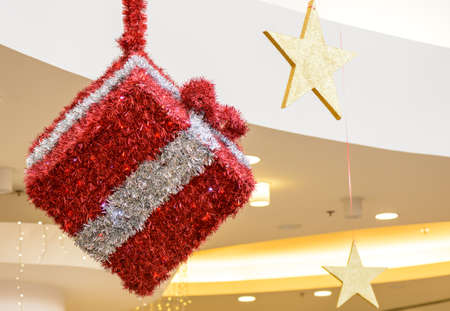 nice and colorful little decorations for Christmasの写真素材