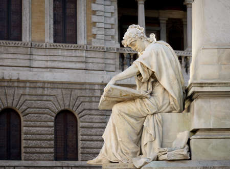 Letterio Lio Gangeri (1845-1913), Monument in memory of Marco Mighetti (politician) in Rome, 1894.のeditorial素材