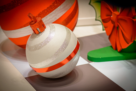 nice and colorful little decorations for Christmasの写真素材