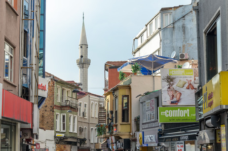 Istanbul, Turkey - October 05, 2015: street in the kadikoy district in Istanbulのeditorial素材